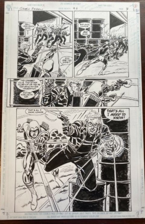 Green Arrow 96 pg 8 by P: Michael Netzer I: Jim Aparo
